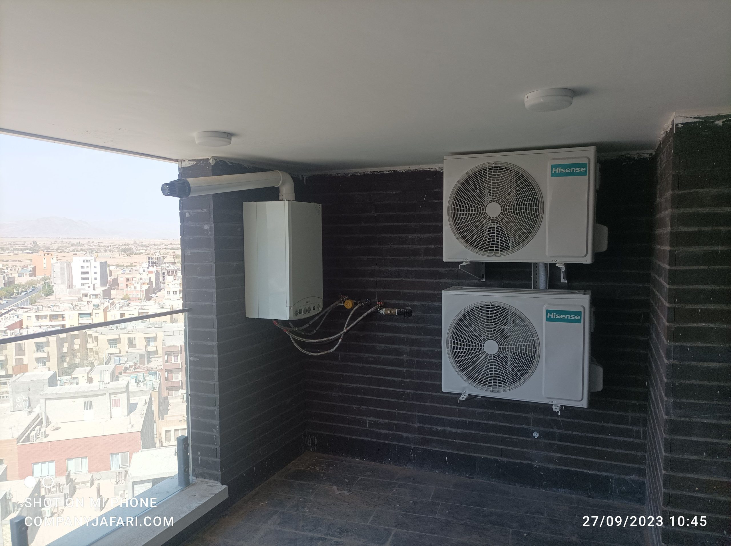 لوله گذاری مسی سیستم VRF